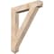 Ekena Millwork Traditional Arts & Crafts Smooth Bracket, Douglas Fir, 5 1/2"W x 38"D x 46"H BKT06X38X46TRA03SDF - alternate 1